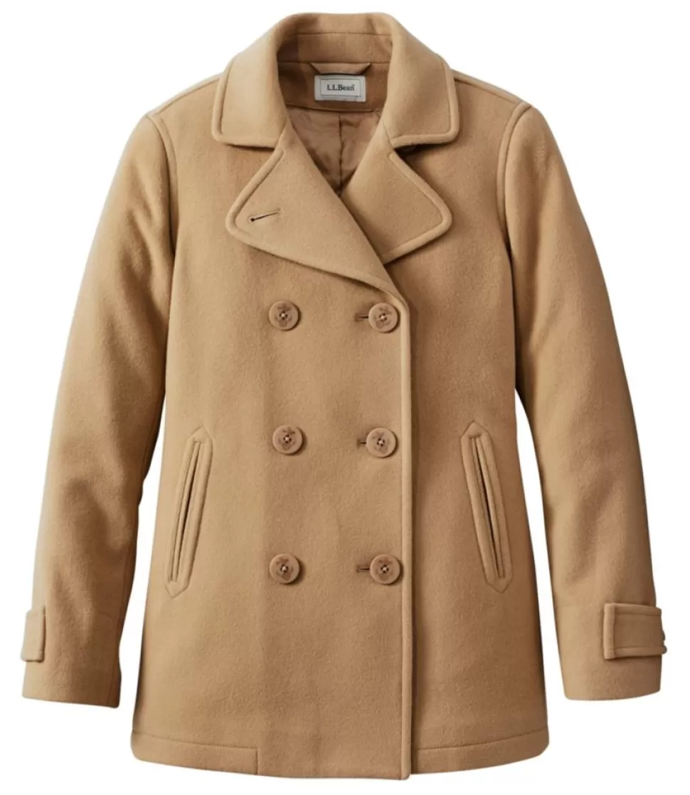 Best Sale "Women's Classic Lambswool Peacoat" Women Casual Jackets