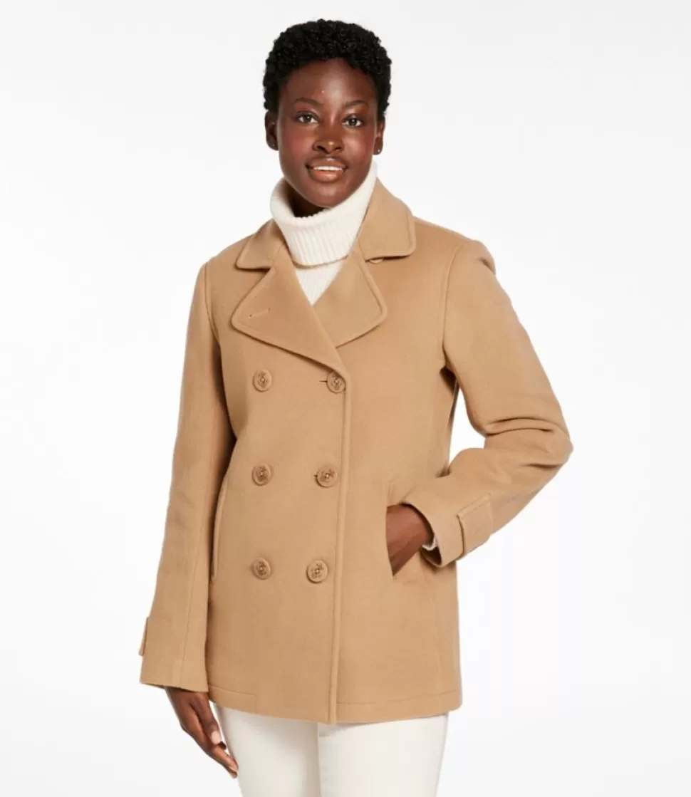 Best Sale "Women's Classic Lambswool Peacoat" Women Casual Jackets