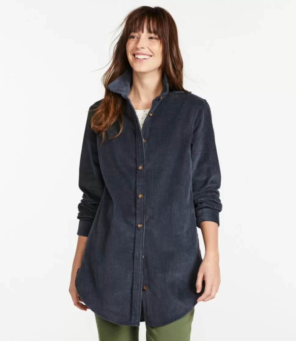 Clearance "Women's Comfort Corduroy Relaxed Tunic" Women Shirts & Tops