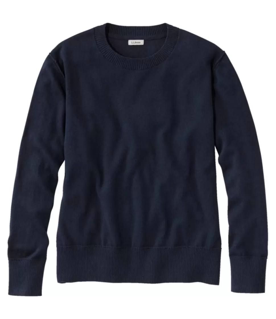 Discount "Women's Cotton/Cashmere Sweater, Crewneck" Women Sweaters