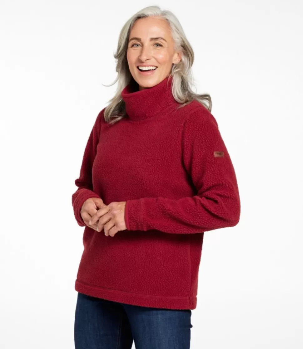 Outlet "Women's Cozy Cottage Fleece, Funnelneck Pullover" Women Sweatshirts