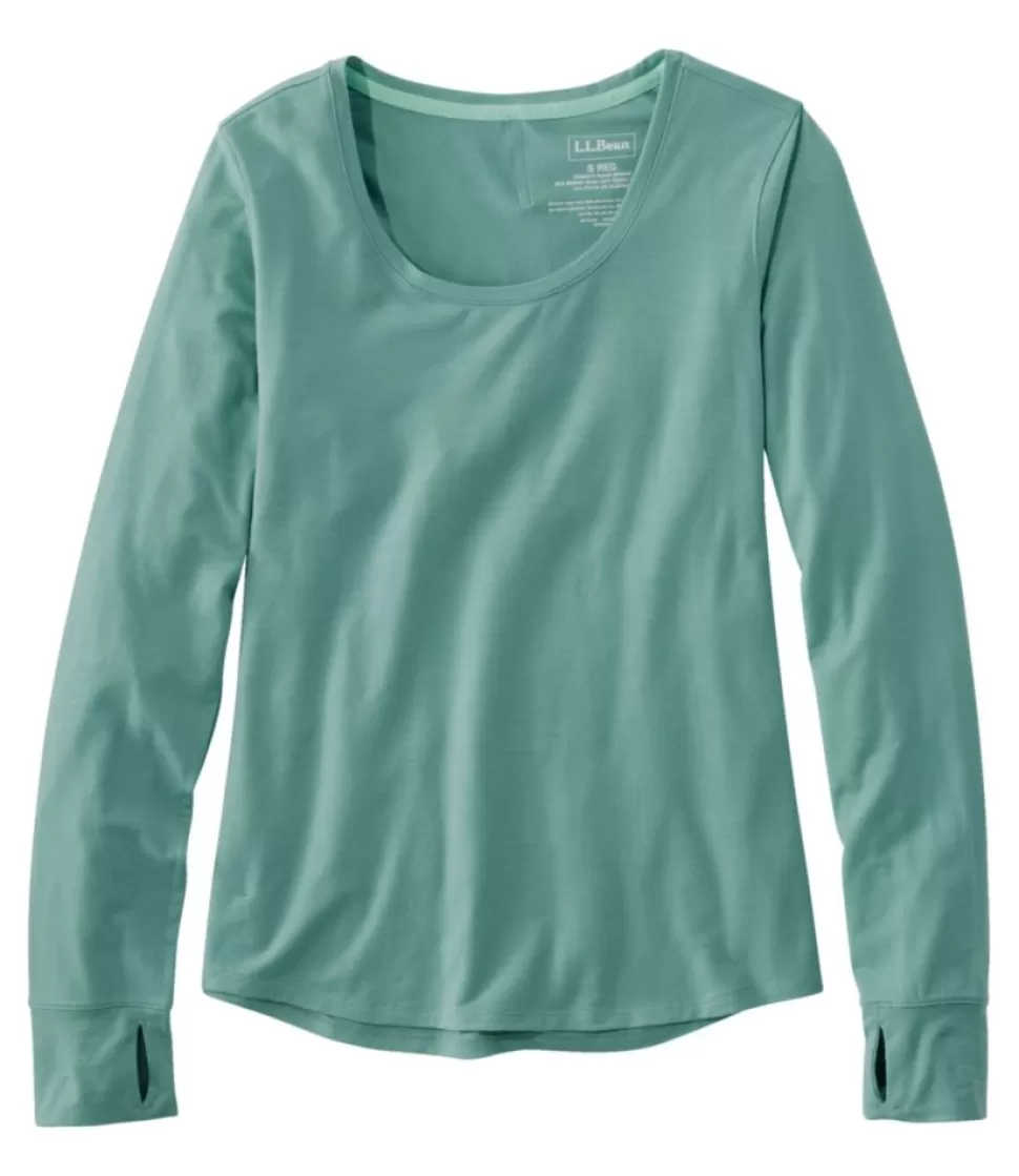 Best "Women's Encompass Merino Wool-Blend Scoopneck, Long-Sleeve" Women Shirts & Tops | Activewear