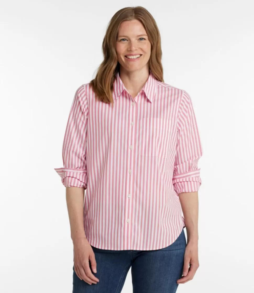 Shop "Women's Essential Cotton Poplin Shirt, Long-Sleeve" Women Shirts & Tops