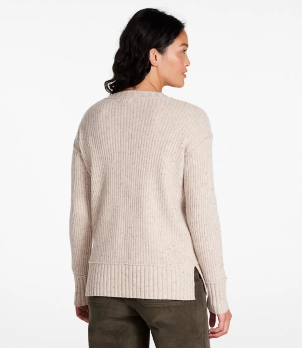 Hot "Women's Heritage Heirloom Wool/Cashmere Sweater, Crewneck" Women Sweaters
