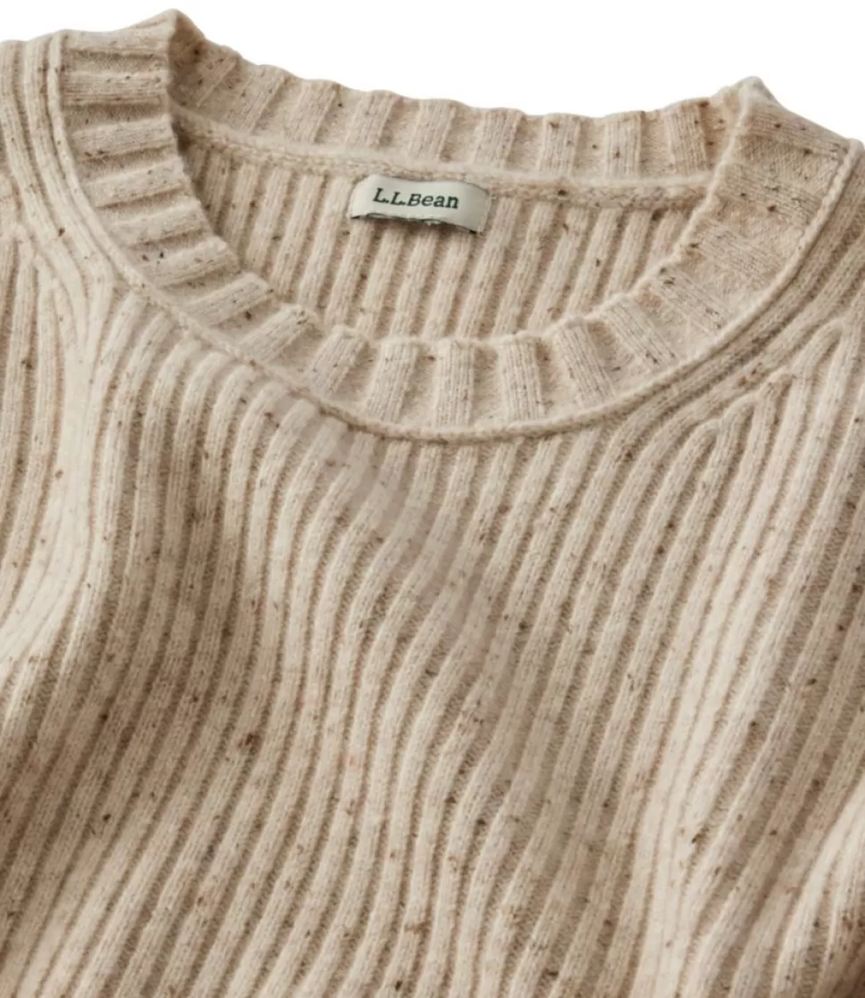 Hot "Women's Heritage Heirloom Wool/Cashmere Sweater, Crewneck" Women Sweaters