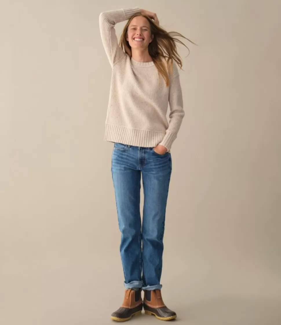 Hot "Women's Heritage Heirloom Wool/Cashmere Sweater, Crewneck" Women Sweaters