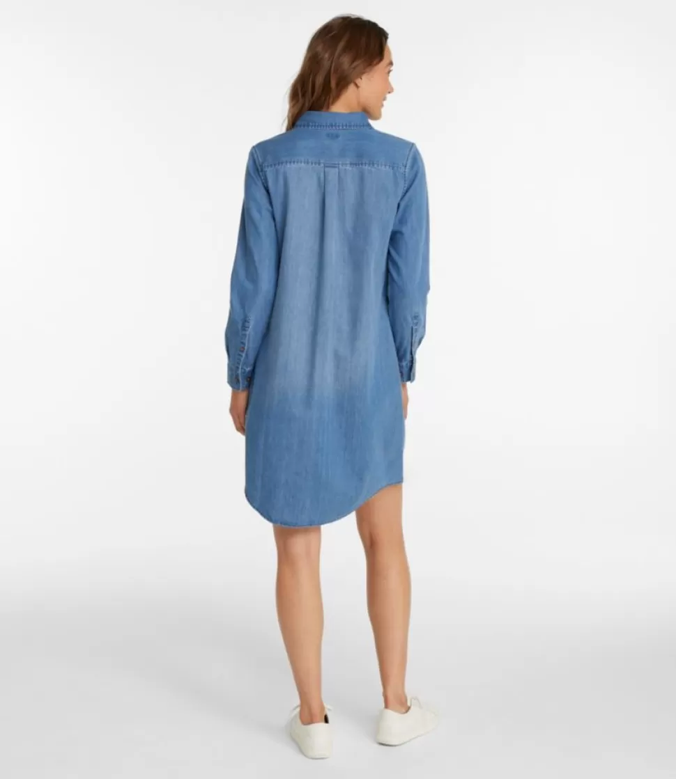 Flash Sale "Women's L.L. Bean Heritage Washed Denim Shirt Dress" Women Dresses & Skirts | Activewear