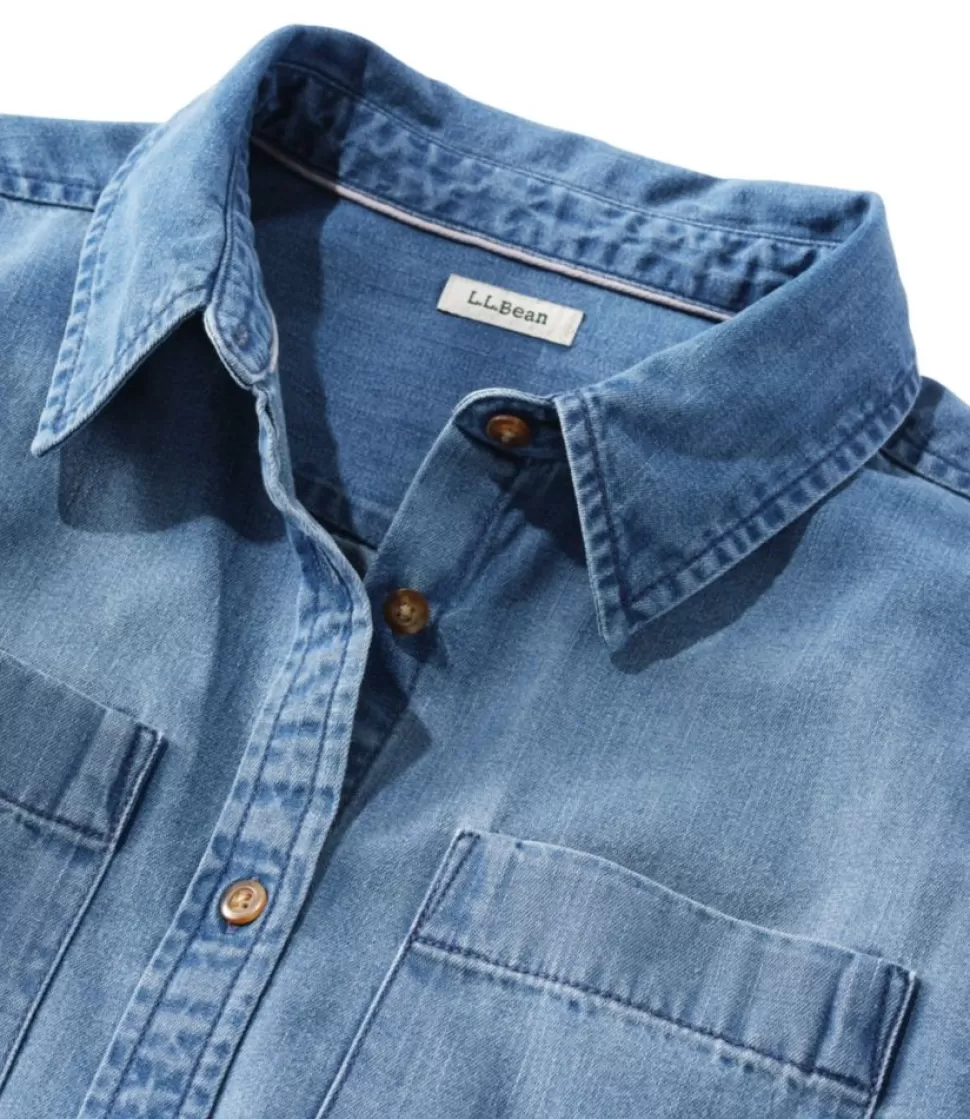 Flash Sale "Women's L.L. Bean Heritage Washed Denim Shirt Dress" Women Dresses & Skirts | Activewear