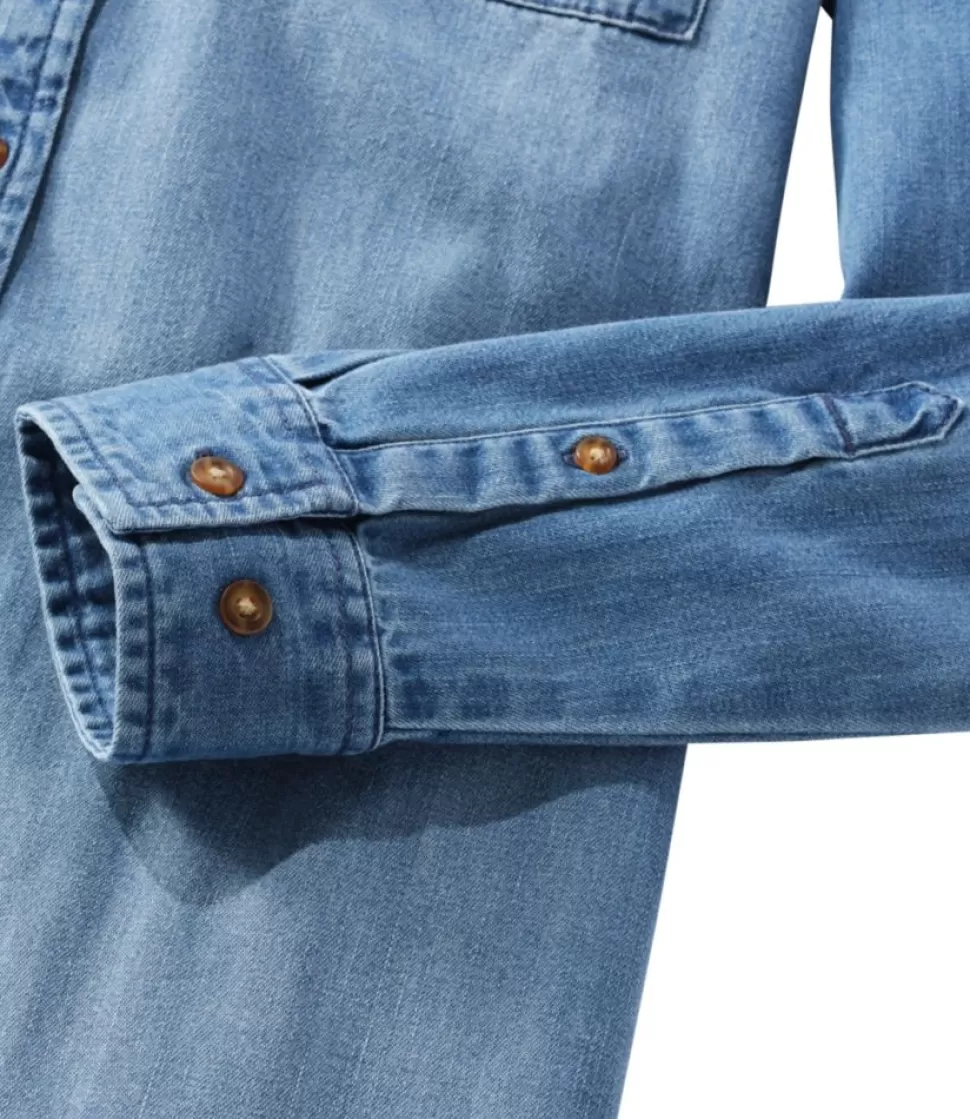 Flash Sale "Women's L.L. Bean Heritage Washed Denim Shirt Dress" Women Dresses & Skirts | Activewear