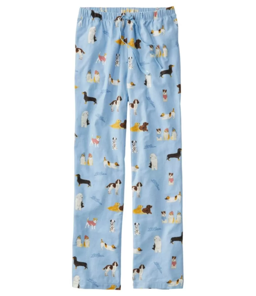 Fashion "Women's Flannel Sleep Pants, Print" Women Sleepwear