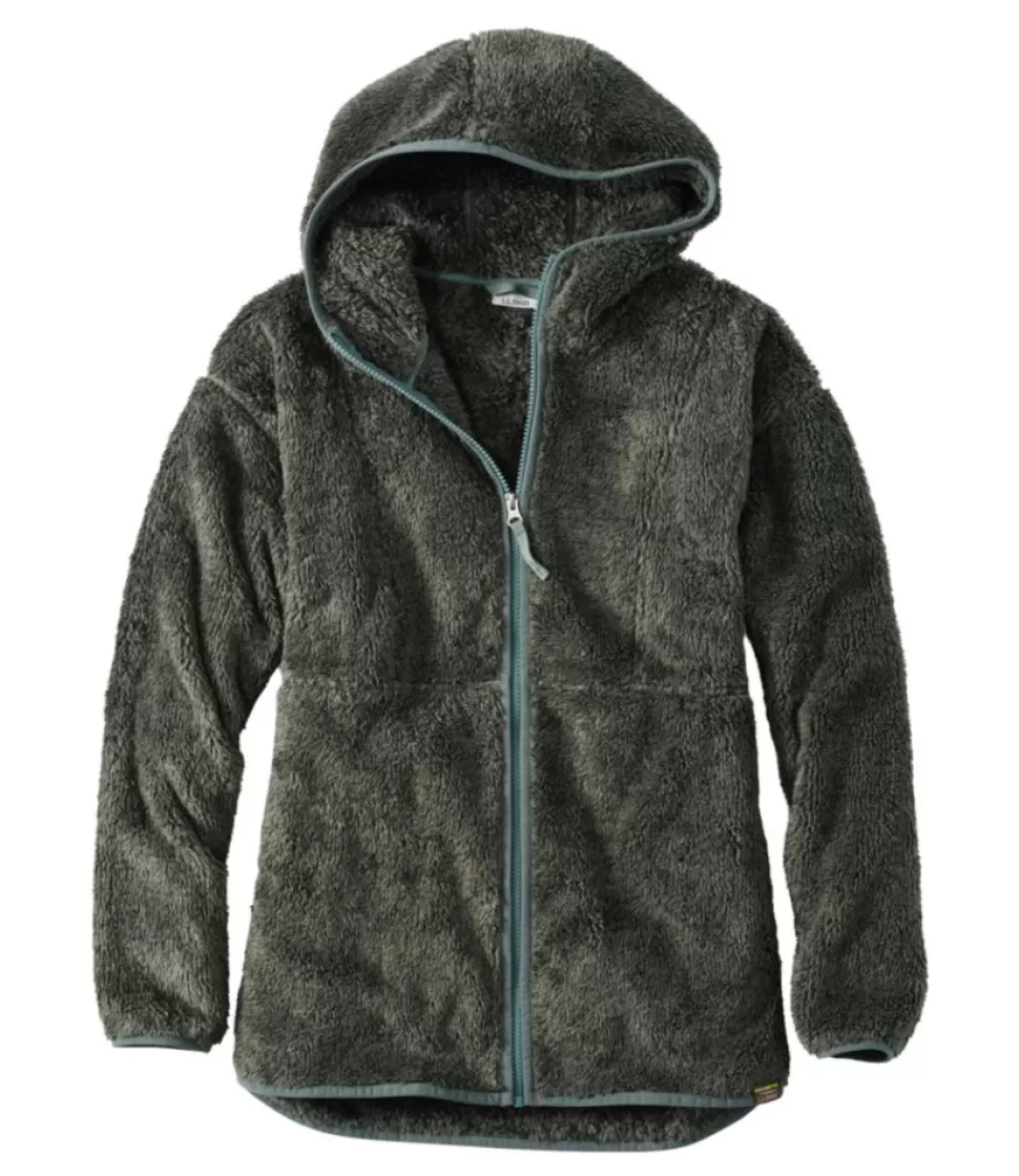 Outlet "Women's Hi-Pile Fleece Jacket, Long Hooded" Women Fleece | Activewear