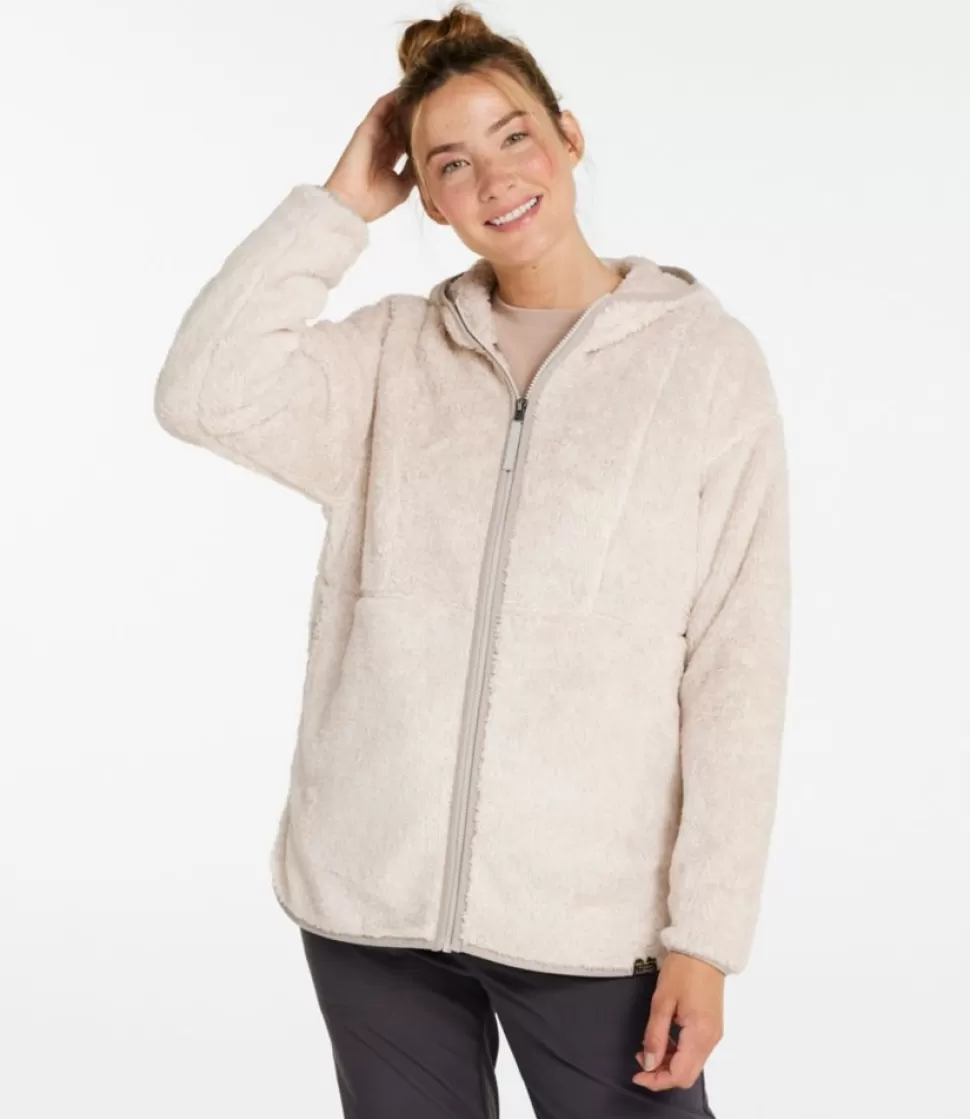 Outlet "Women's Hi-Pile Fleece Jacket, Long Hooded" Women Fleece | Activewear