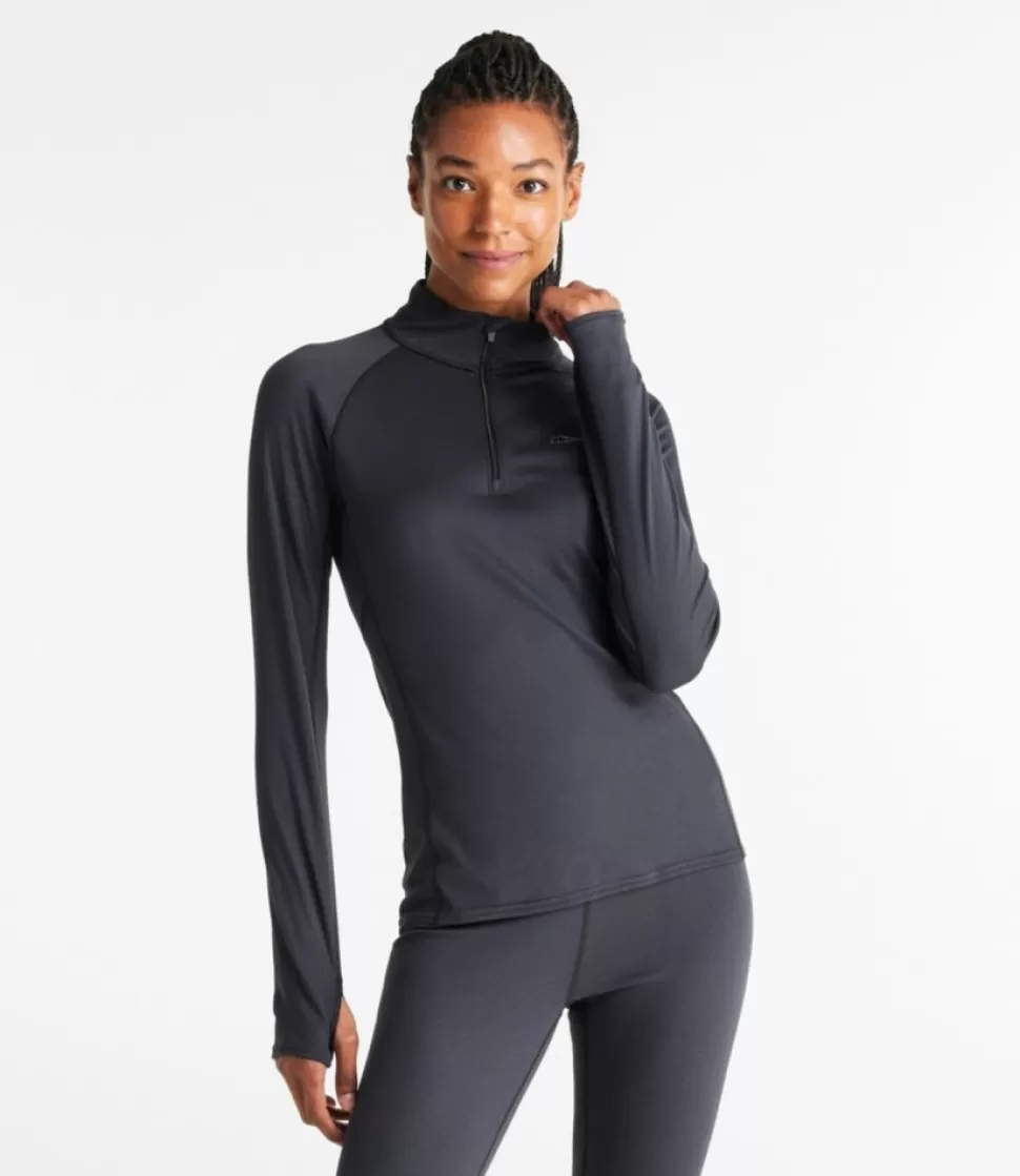 Best Sale "Women's Midweight Base Layer, 1/4 Zip" Women Base Layers