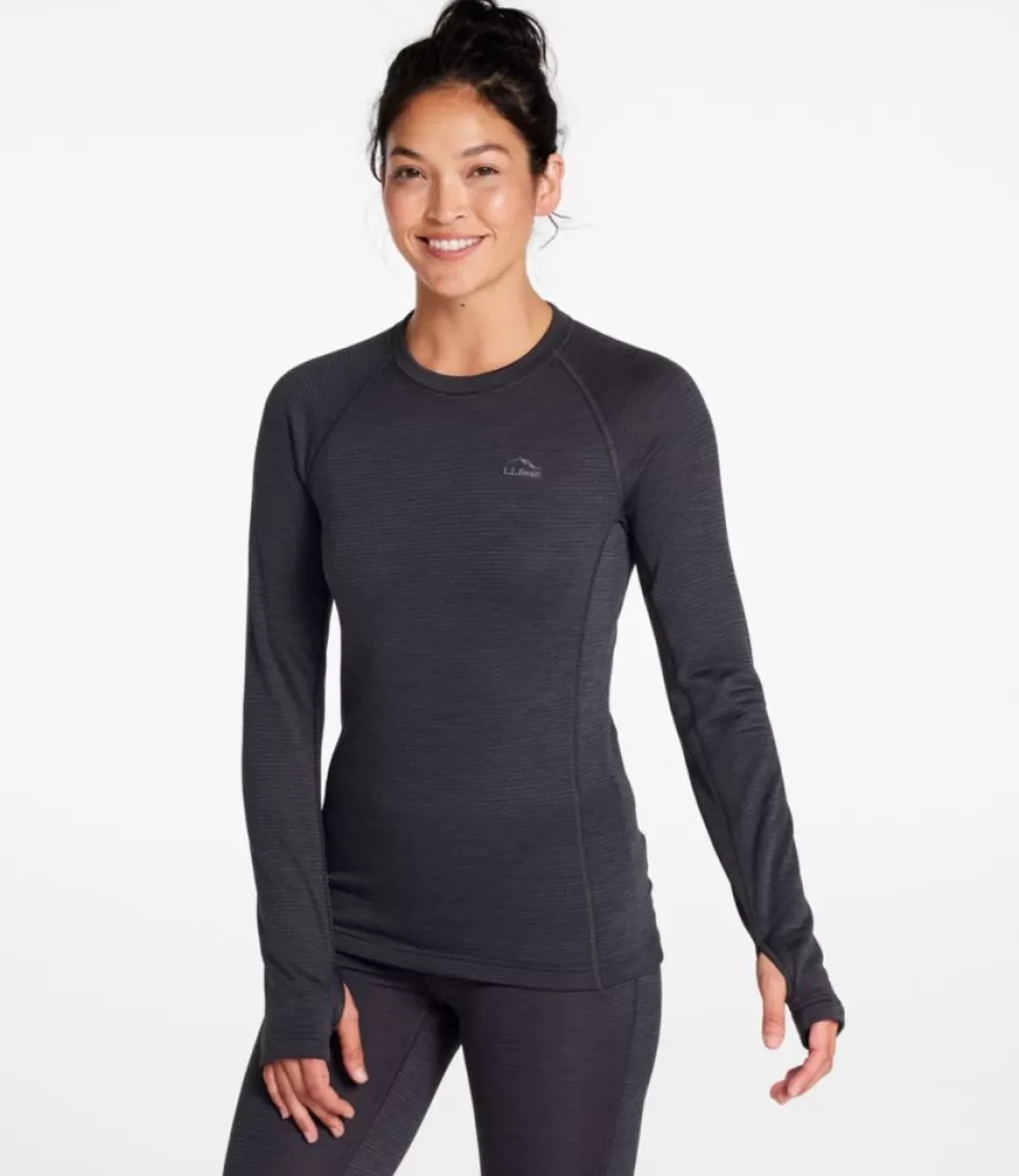 Clearance "Women's Midweight Base Layer Crew Top" Women Base Layers