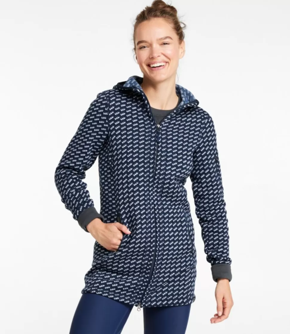 Store "Women's Sweater Fleece Coat, Print" Women Fleece | Activewear