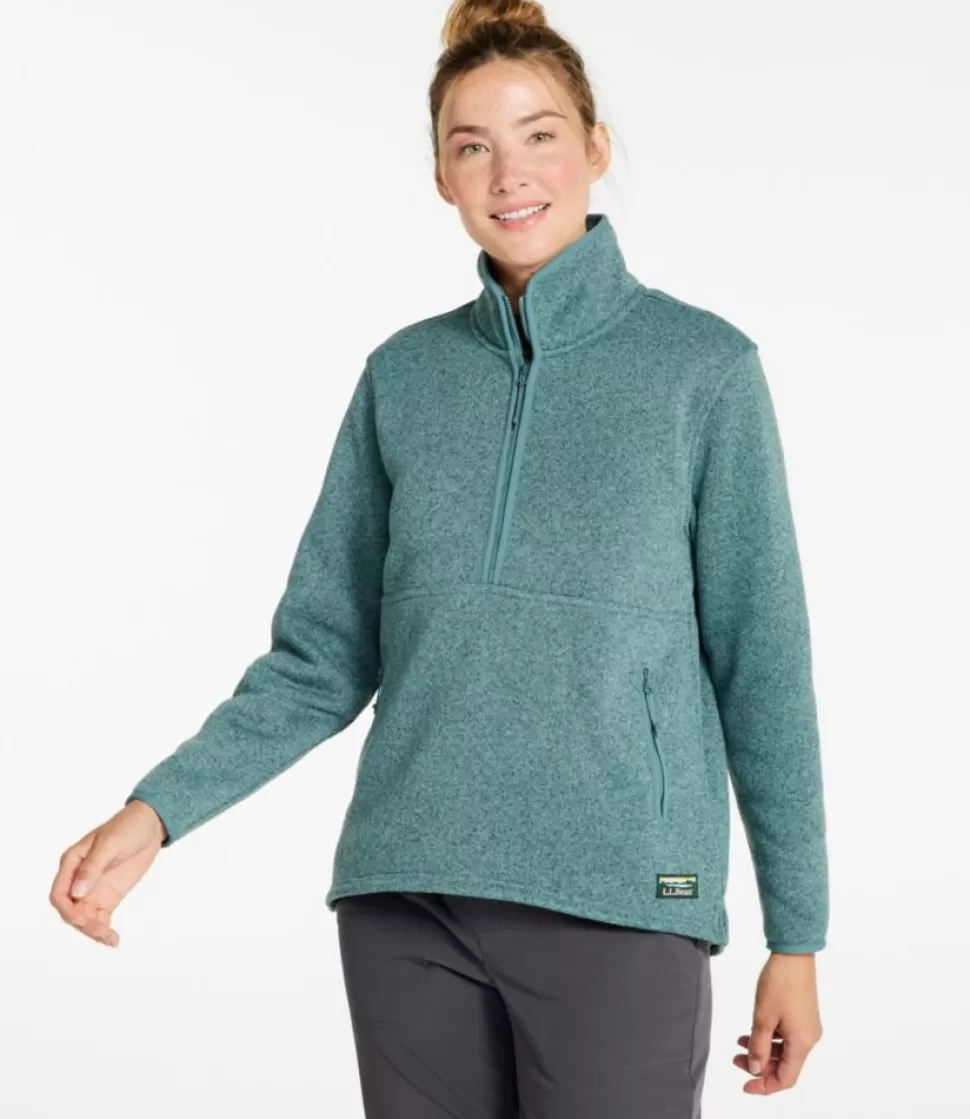 Best "Women's Sweater Fleece Half-Zip Pullover" Women Fleece | Activewear