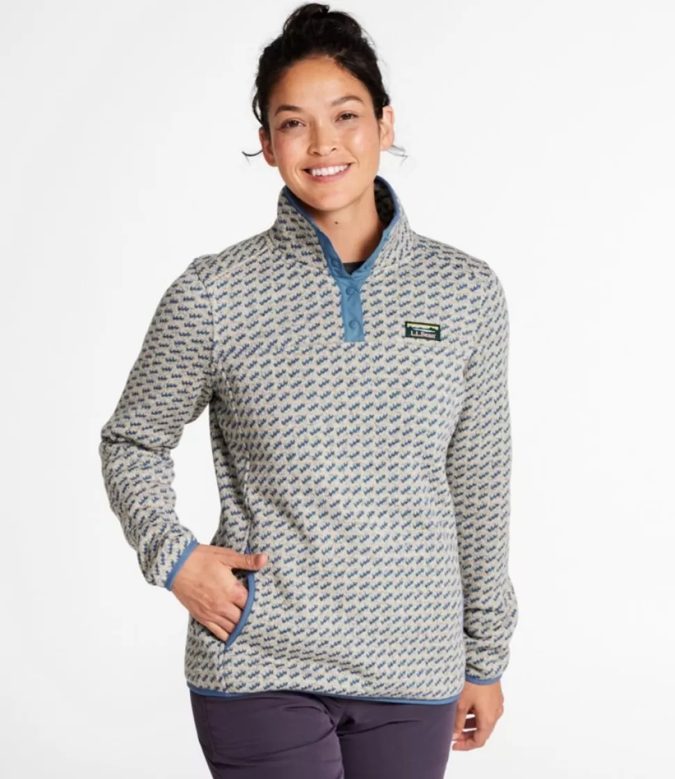 Store "Women's Sweater Fleece Pullover, Print" Women Fleece | Activewear