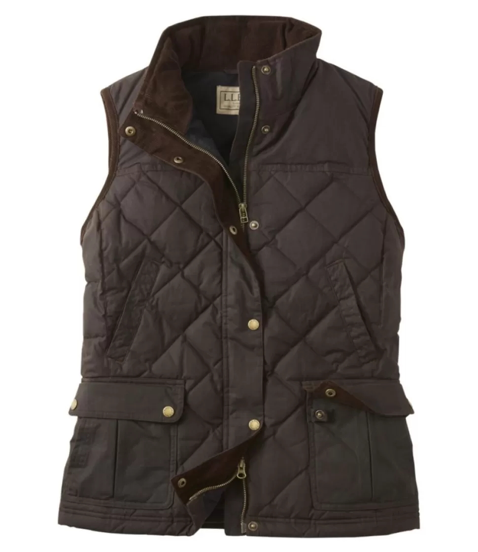 Cheap "Women's Upcountry Waxed Cotton Down Vest" Women Vests | Hunting