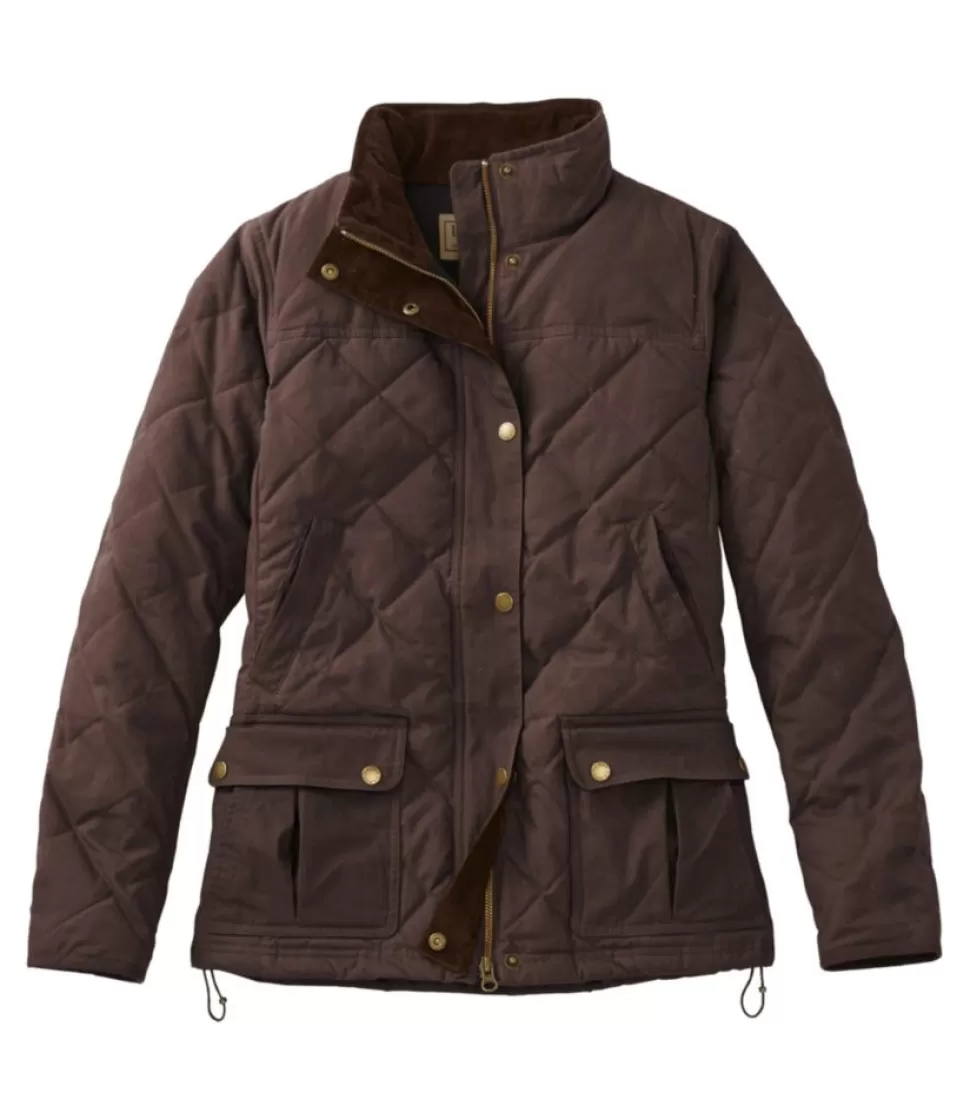 Shop "Women's Upcountry Waxed-Cotton Down Jacket" Women Insulated Jackets | Hunting