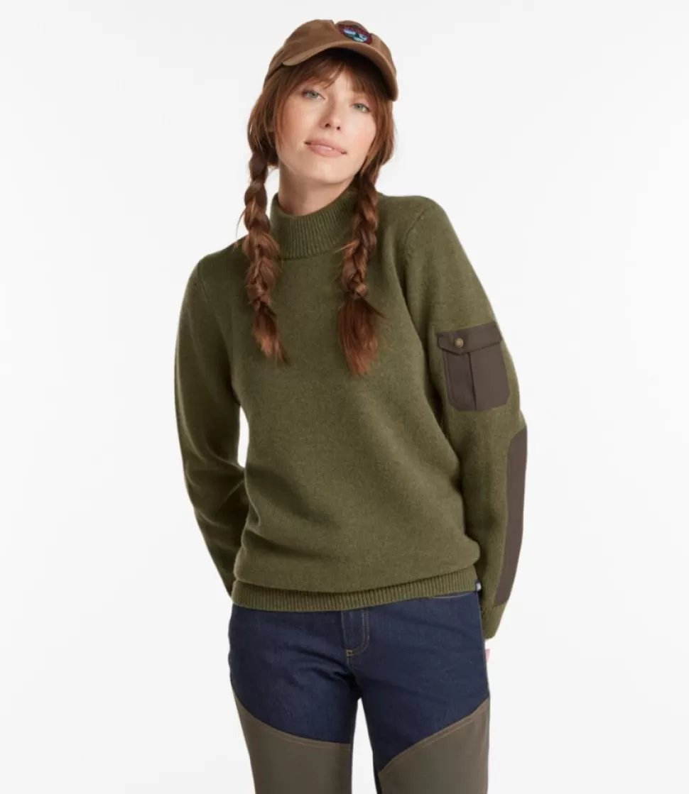 Clearance "Women's Maine Guide Mock Crew Sweater" Women Sweaters | Hunting