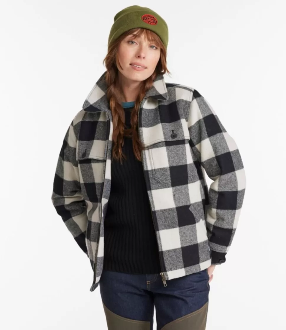 Flash Sale "Women's Maine Guide Zip Front Jac-Shirt with Primaloft, Plaid" Women Shirts & Tops | Casual Jackets