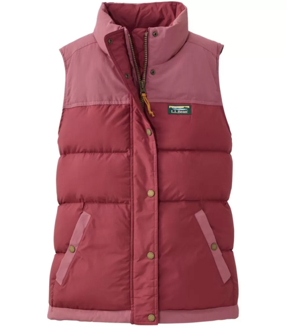 Cheap "Women's Mountain Classic Down Vest, Colorblock" Women Vests