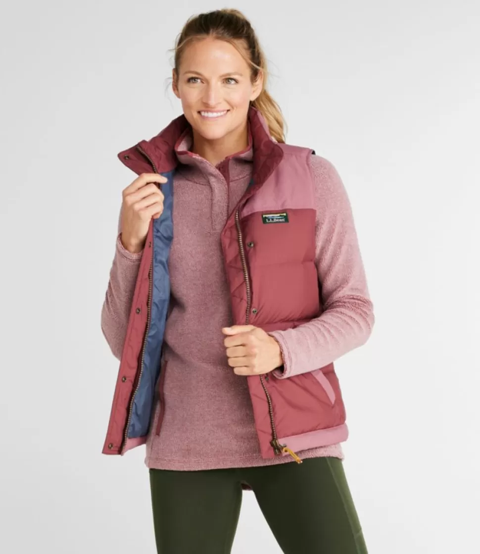Cheap "Women's Mountain Classic Down Vest, Colorblock" Women Vests