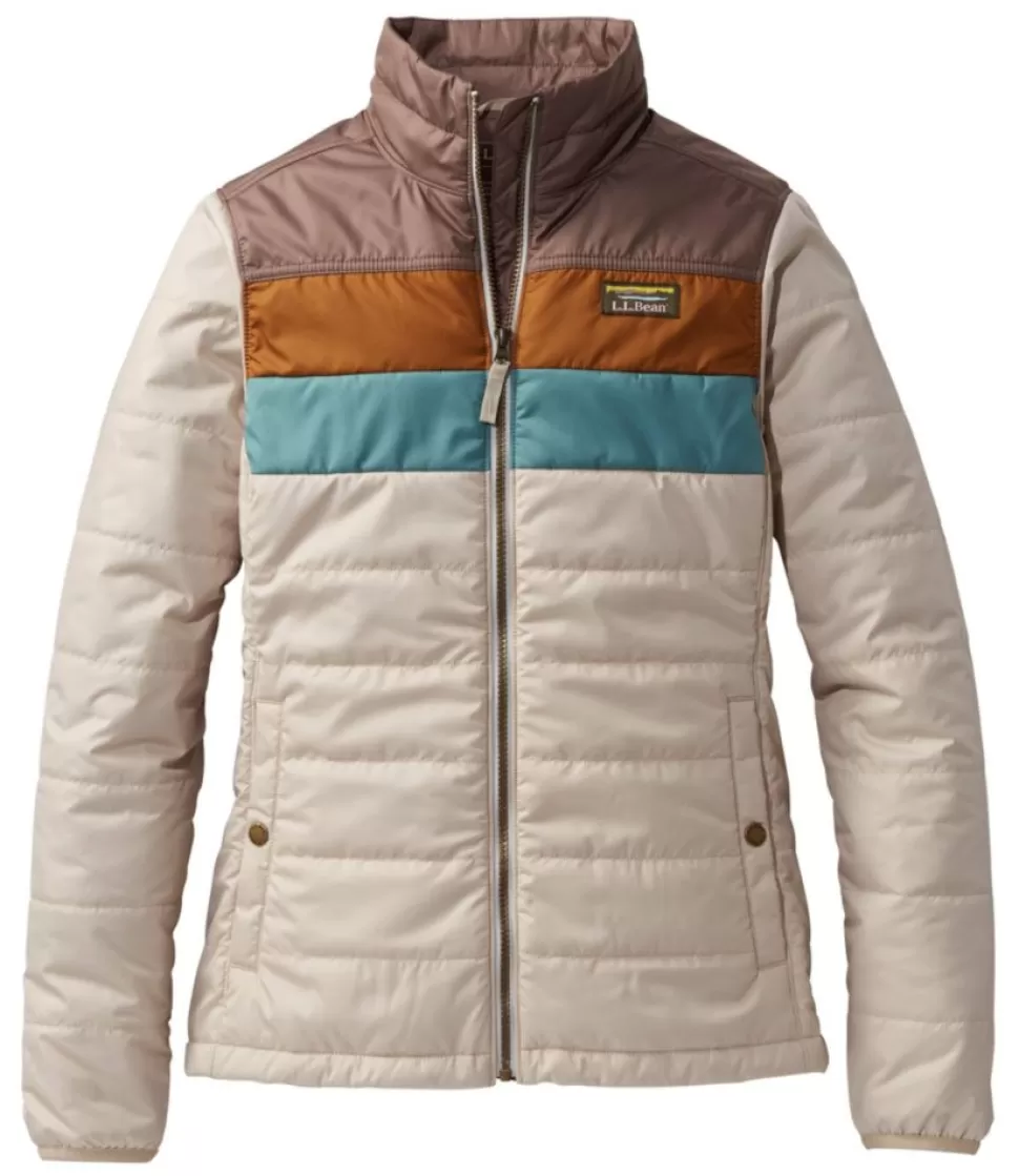 Cheap "Women's Mountain Classic Puffer Jacket, Colorblock" Women Insulated Jackets