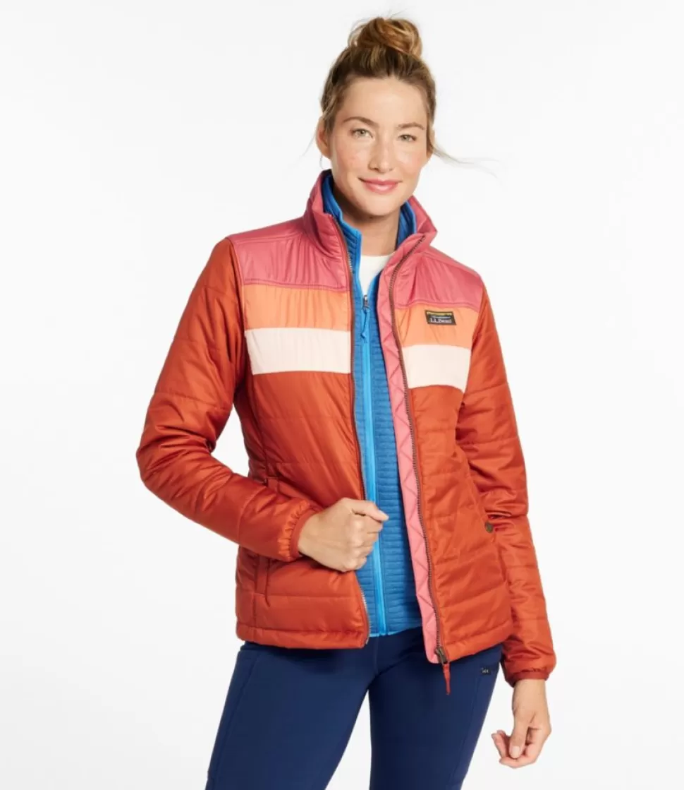 Cheap "Women's Mountain Classic Puffer Jacket, Colorblock" Women Insulated Jackets