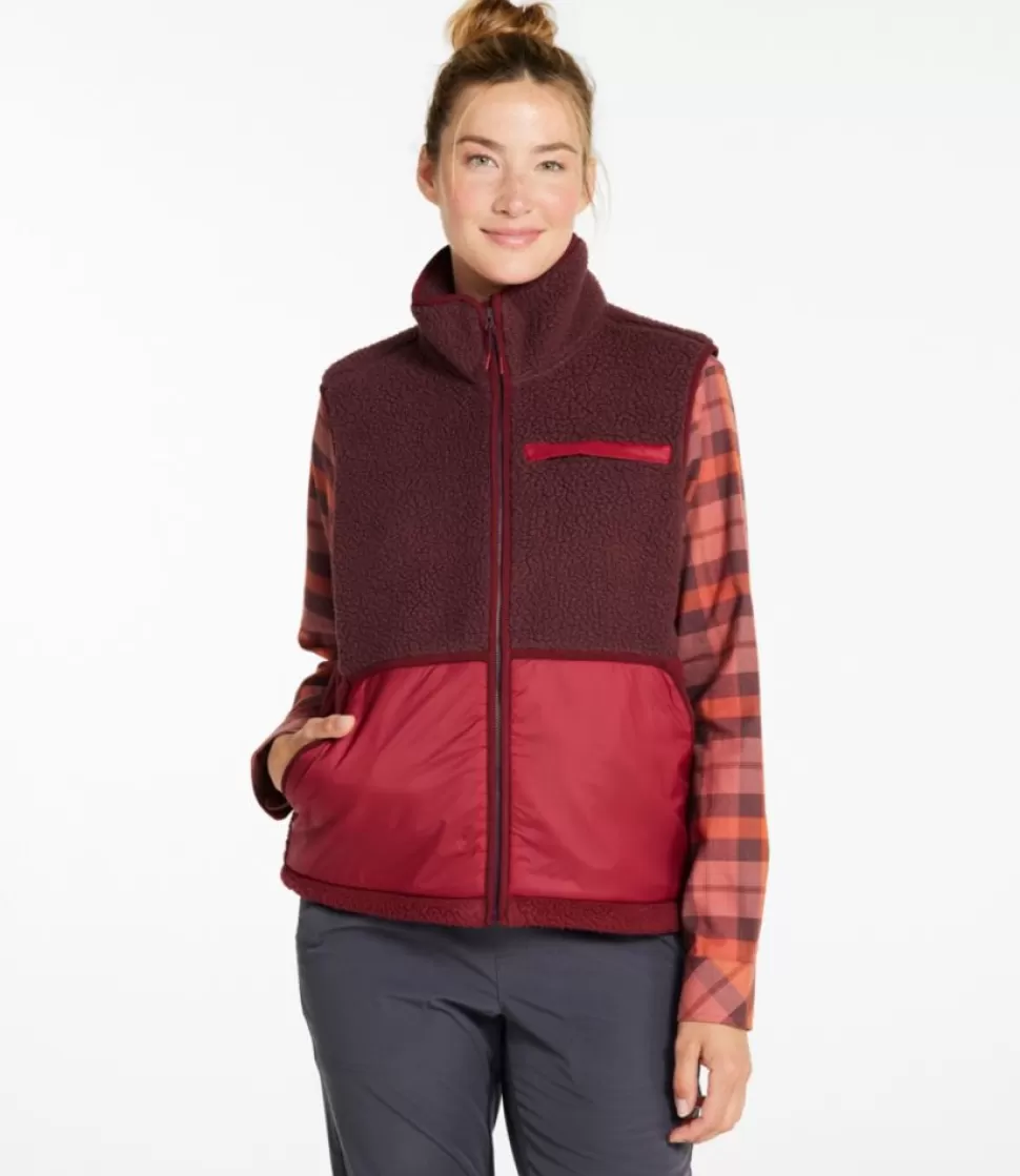 Shop "Women's Mountainside Fleece Vest, Colorblock" Women Fleece | Activewear
