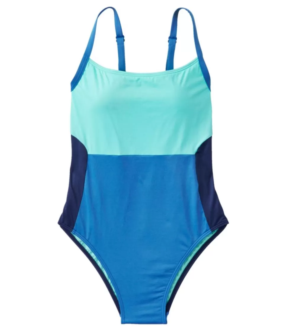 Discount "Women's New Currents Swimwear, Scoopneck Tanksuit Color Block" Women Swimwear