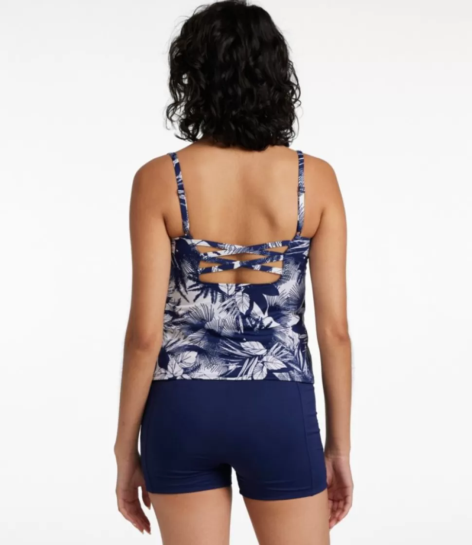 Store "Women's New Currents Swimwear, Squareneck Tankini Top Print" Women Swimwear