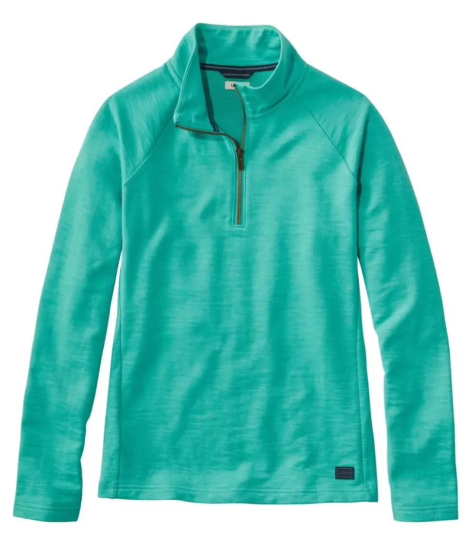 Clearance "Women's Peaks Island Quarter-Zip Pullover" Women Sweatshirts