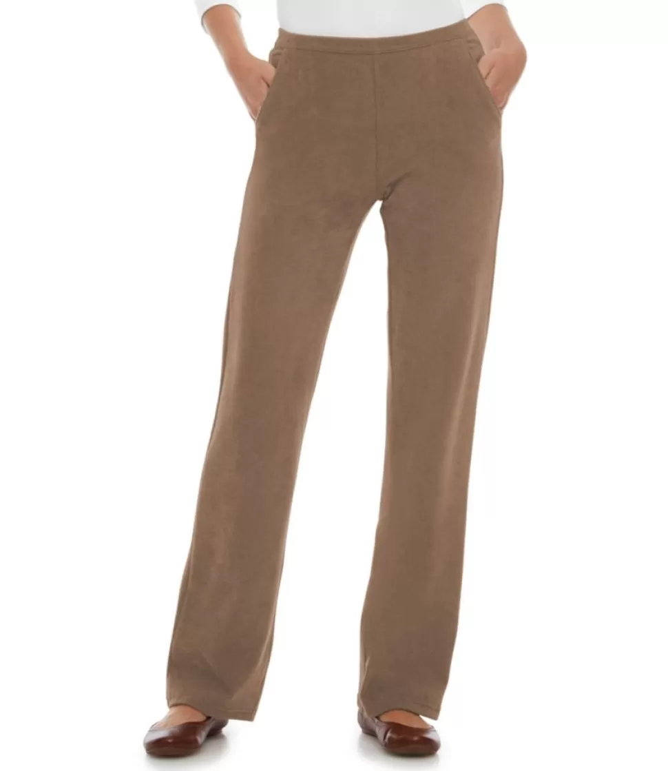 Hot "Women's Perfect Fit Knit Cords, Straight-Leg" Women Pants