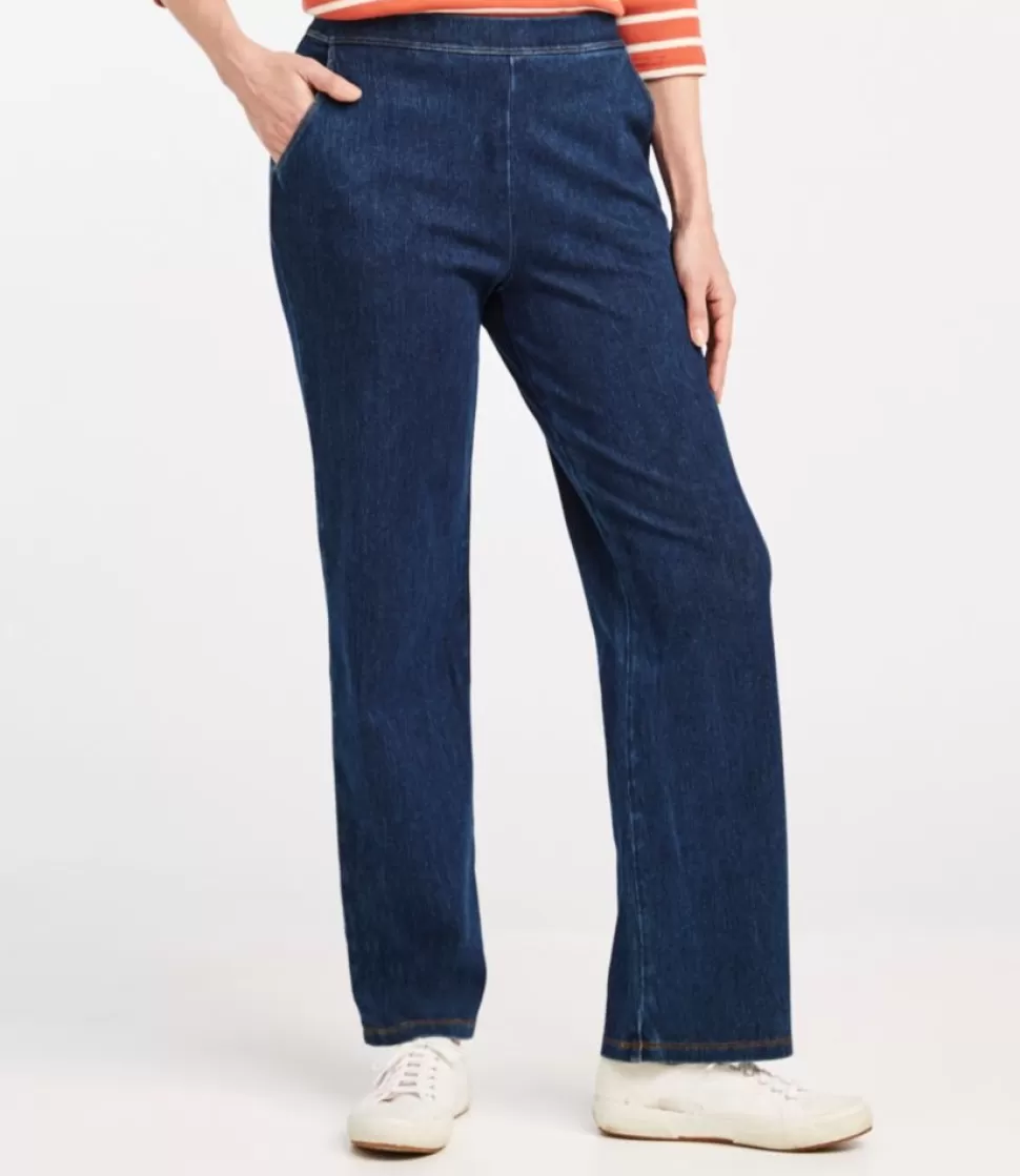 Flash Sale "Women's Perfect Fit Pants, Denim Straight-Leg" Women Pants