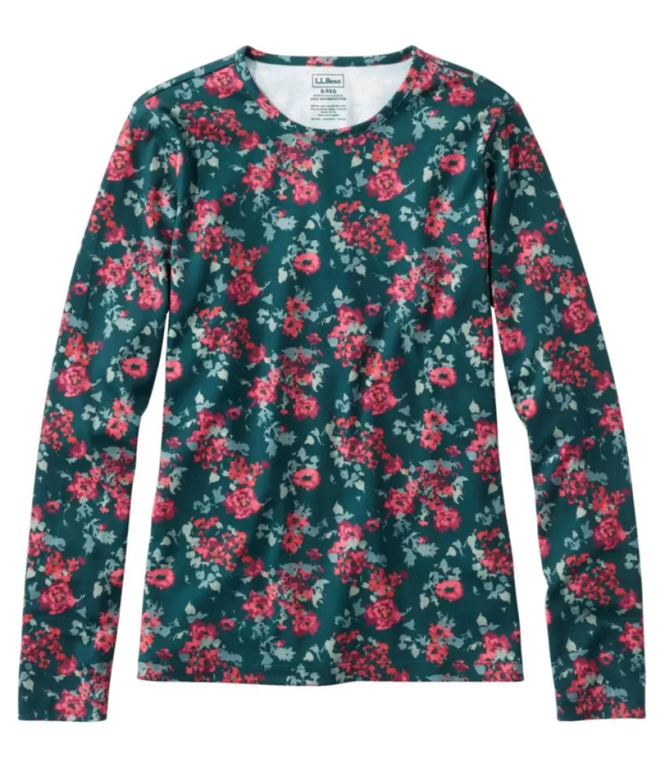 Store "Women's Pima Cotton Tee, Long-Sleeve Crewneck Print" Women Shirts & Tops
