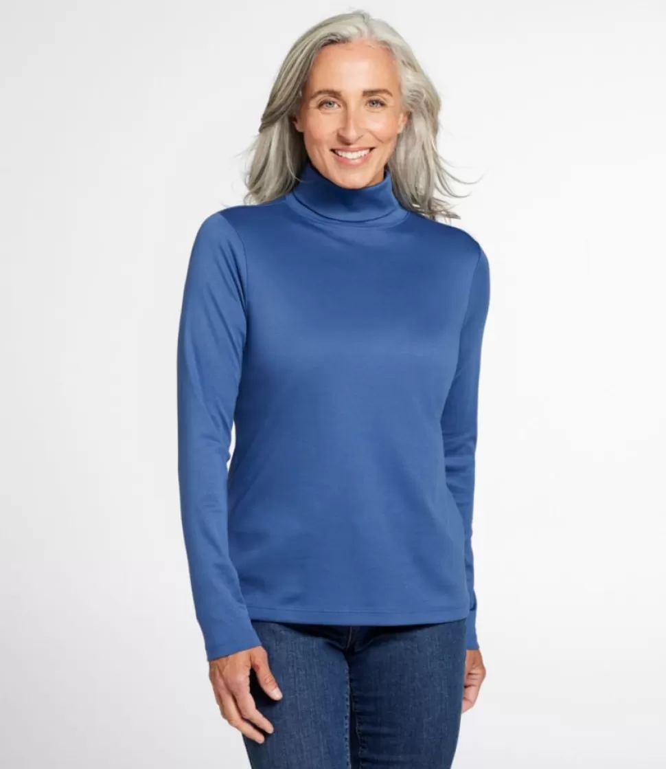 Shop "Women's Pima Cotton Turtleneck, Long-Sleeve" Women Shirts & Tops