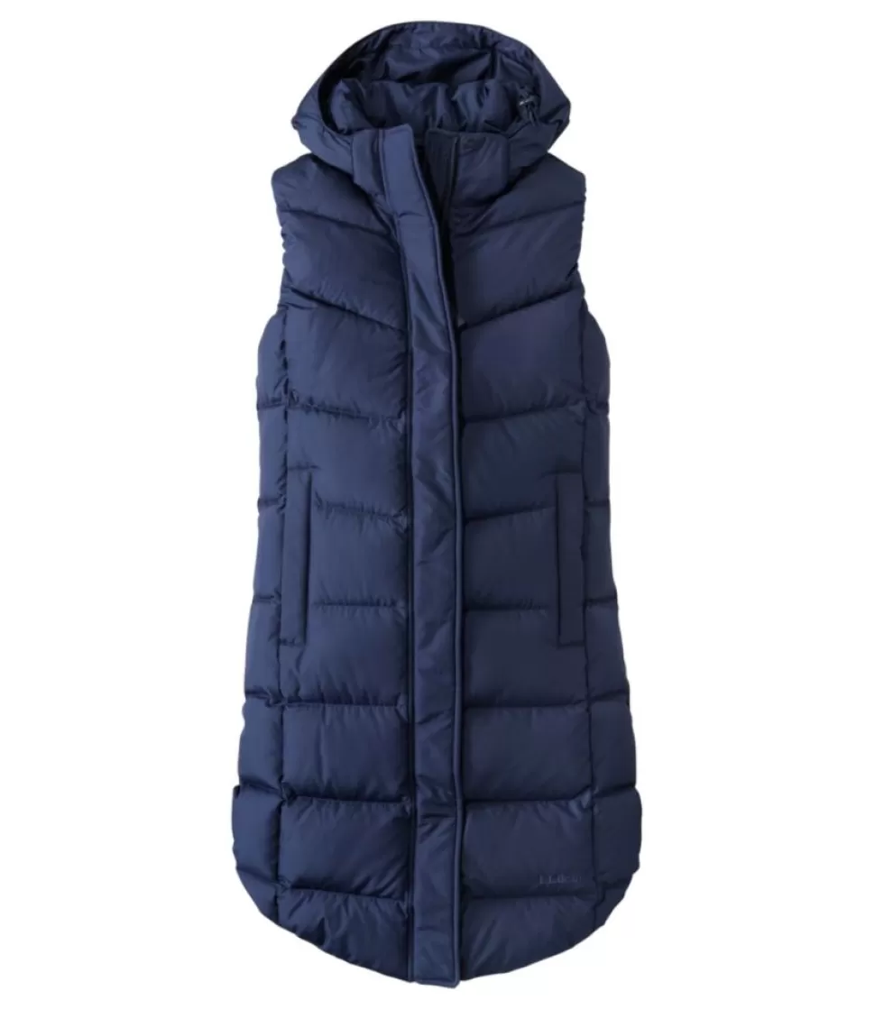 Store "Women's Popham Puffer Long Vest" Women Vests