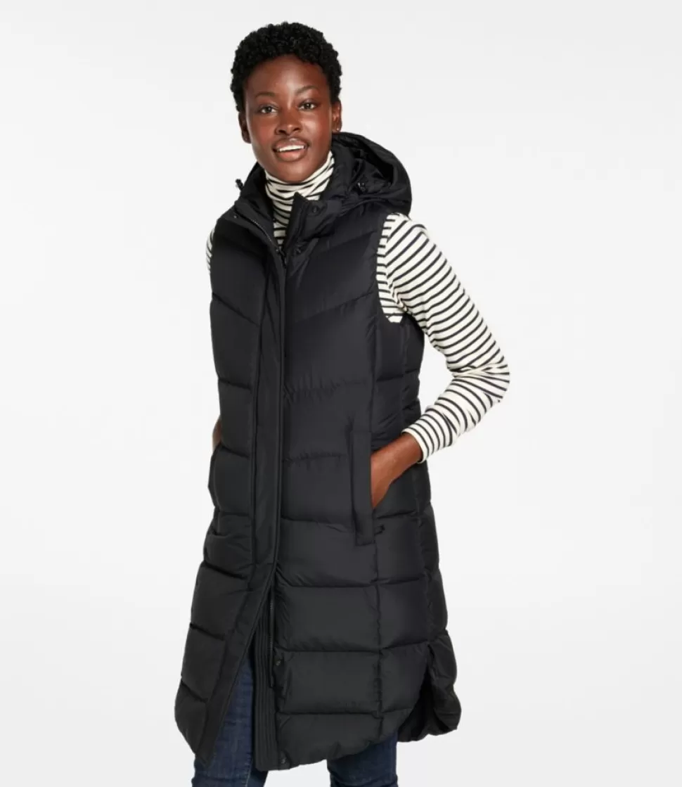 Store "Women's Popham Puffer Long Vest" Women Vests