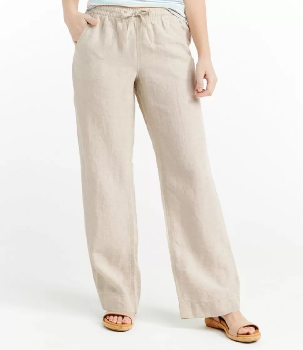 Sale "Women's Premium Washable Linen Pull-On Pants" Women Pants