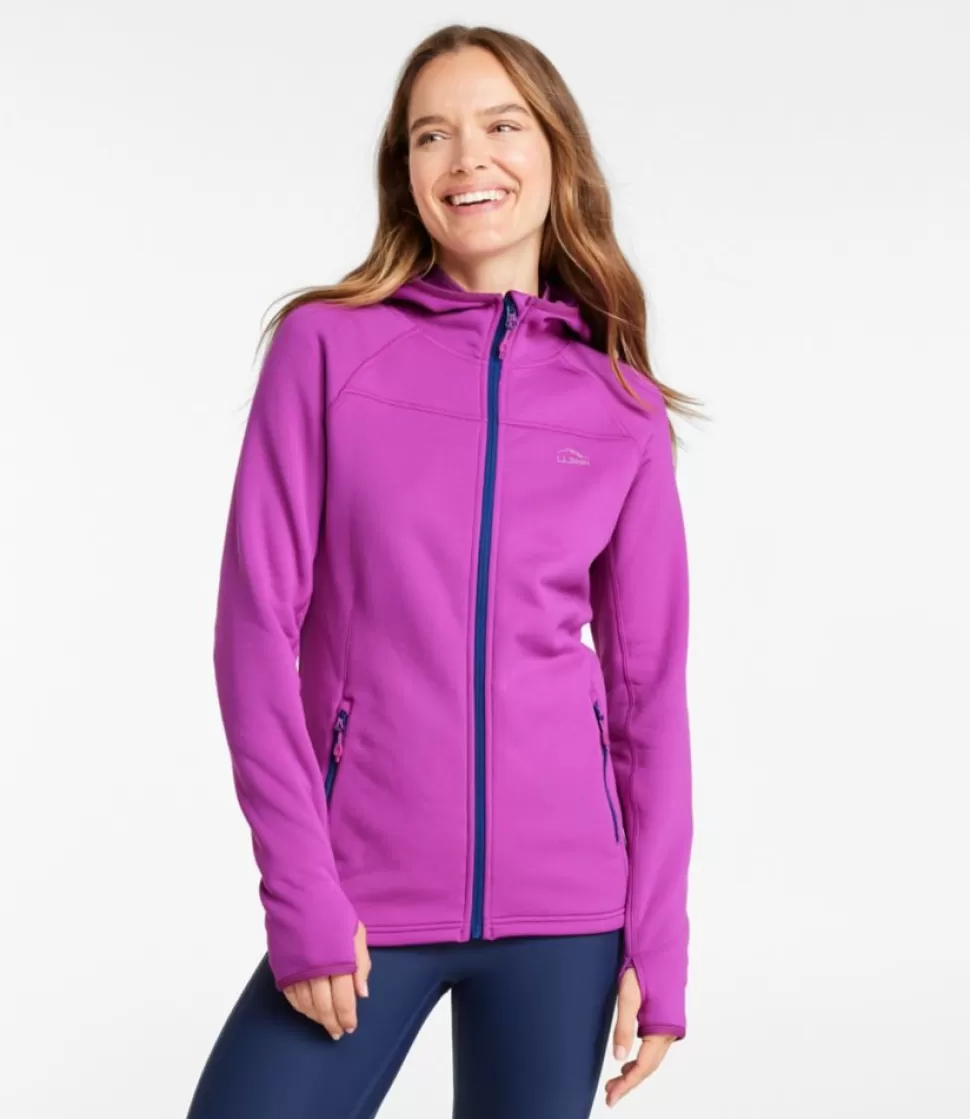 Sale "Women's PrimaLoft ThermaStretch Fleece Jacket, Hooded Full-Zip" Women Fleece | Activewear