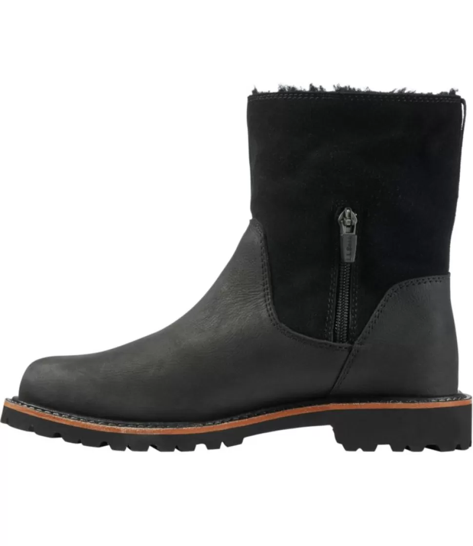 Flash Sale "Women's Rugged Cozy Boots, Mid Side-Zip" Women Boots