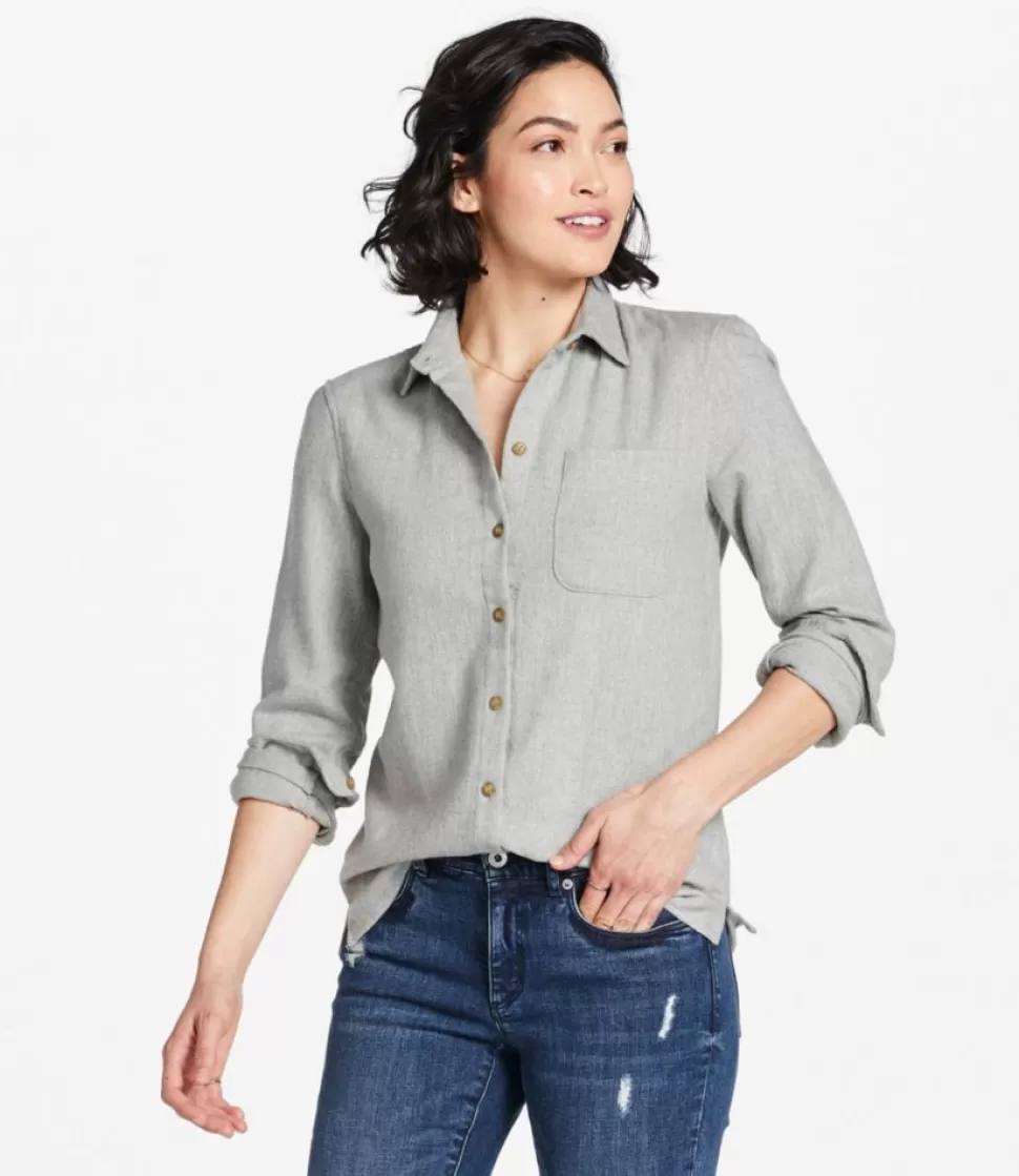 Shop "Women's Signature Heritage Textured Flannel Shirt" Women Shirts & Tops