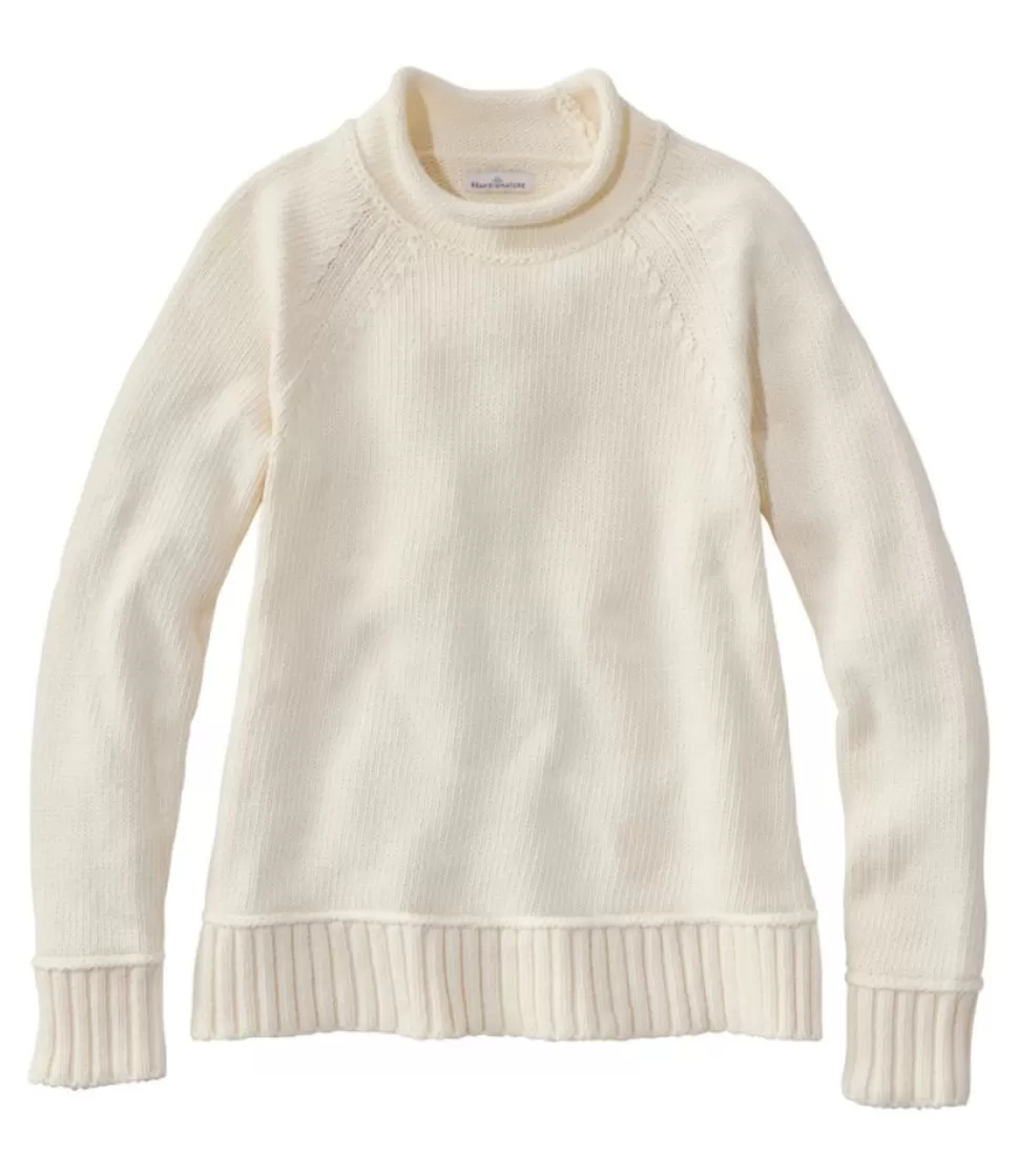 Shop "Women's Signature Original Cotton Sweater, Rollneck" Women Sweaters