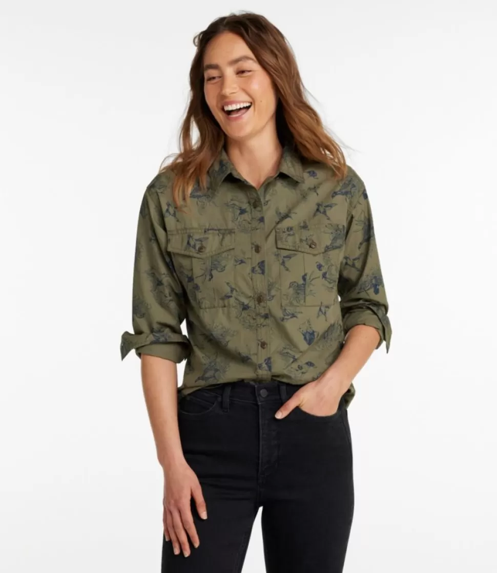 Sale "Women's Signature Soft Poplin Shirt, Novelty" Women Shirts & Tops