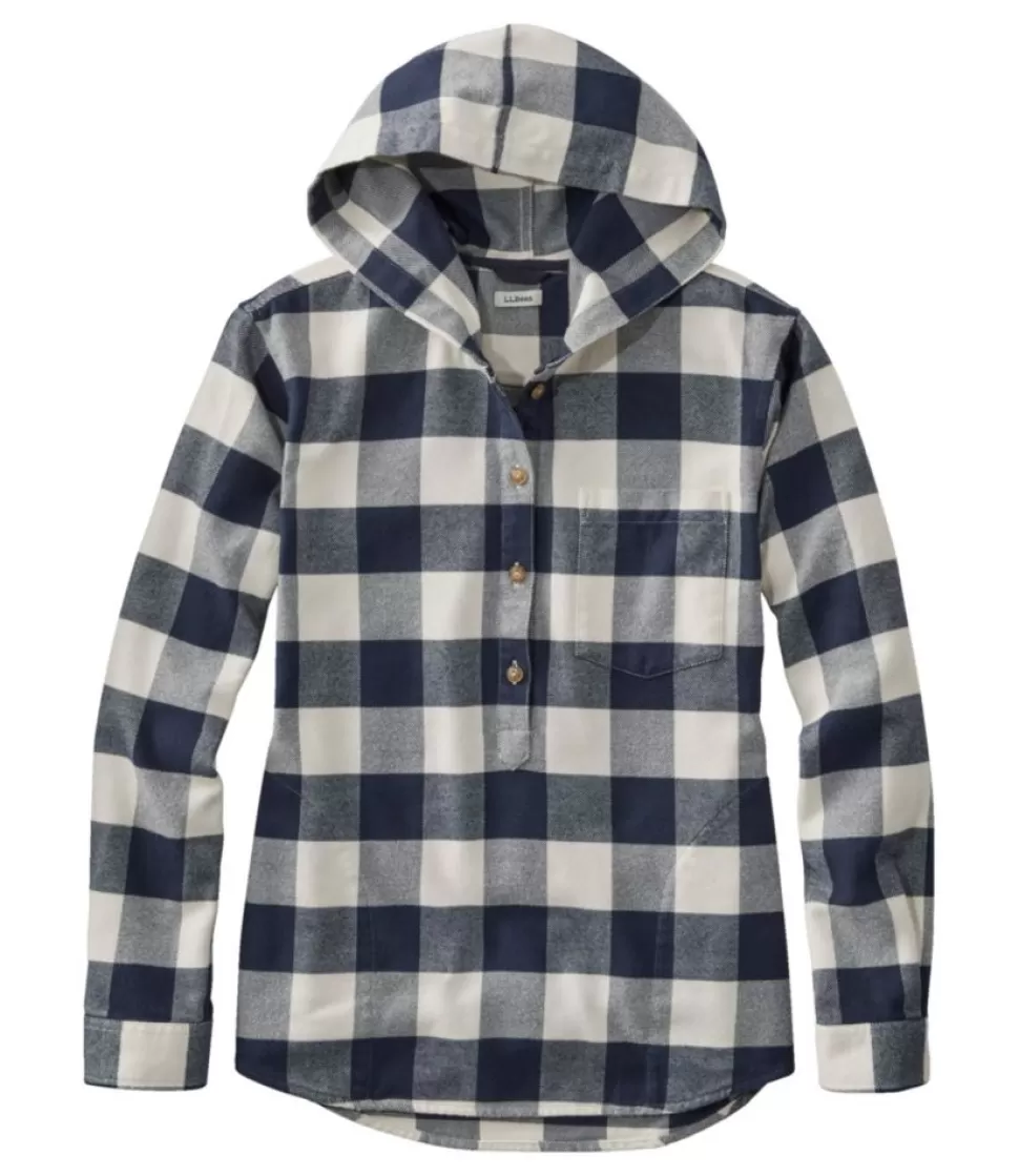 New "Women's Soft-Brushed Flannel Hoodie" Women Shirts & Tops