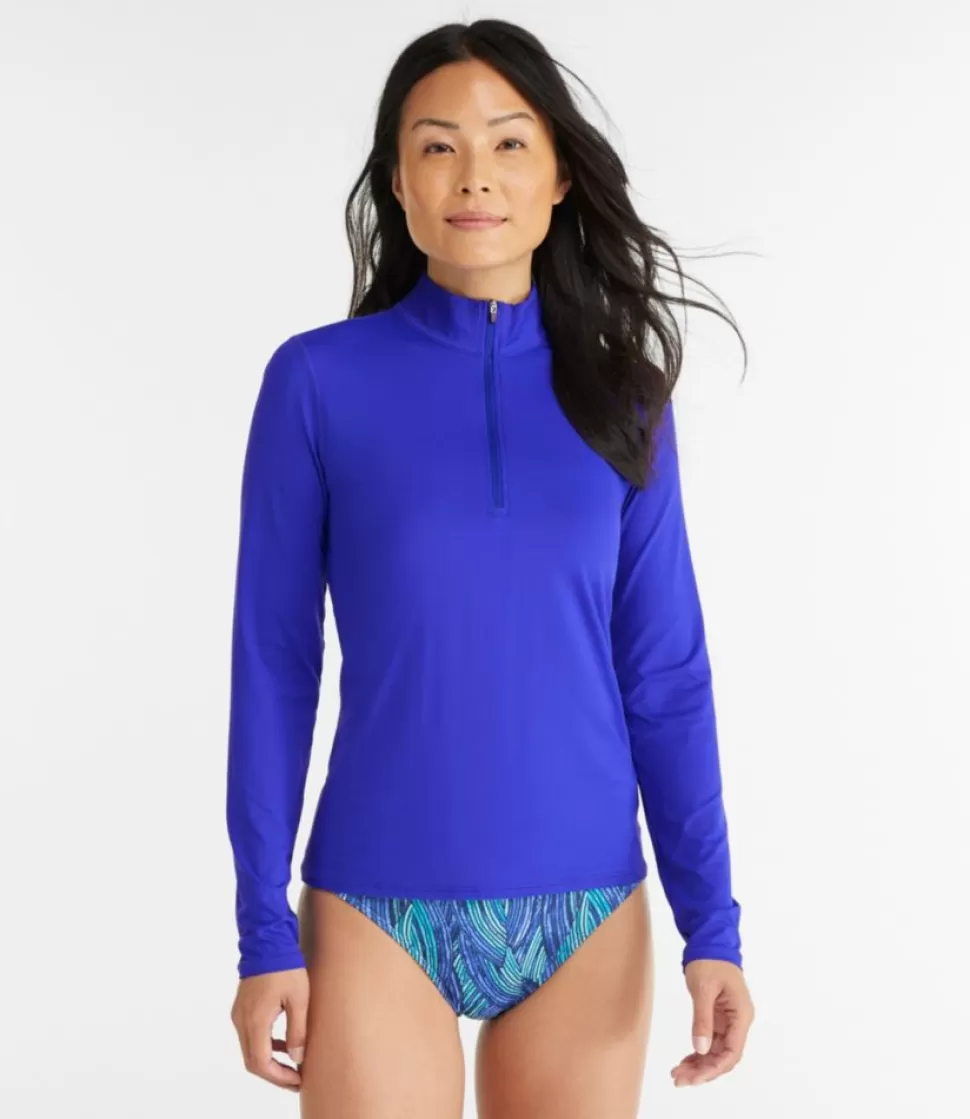 Online "Women's SunSmart® UPF 50+ Sun Shirt, Quarter-Zip" Women Swimwear