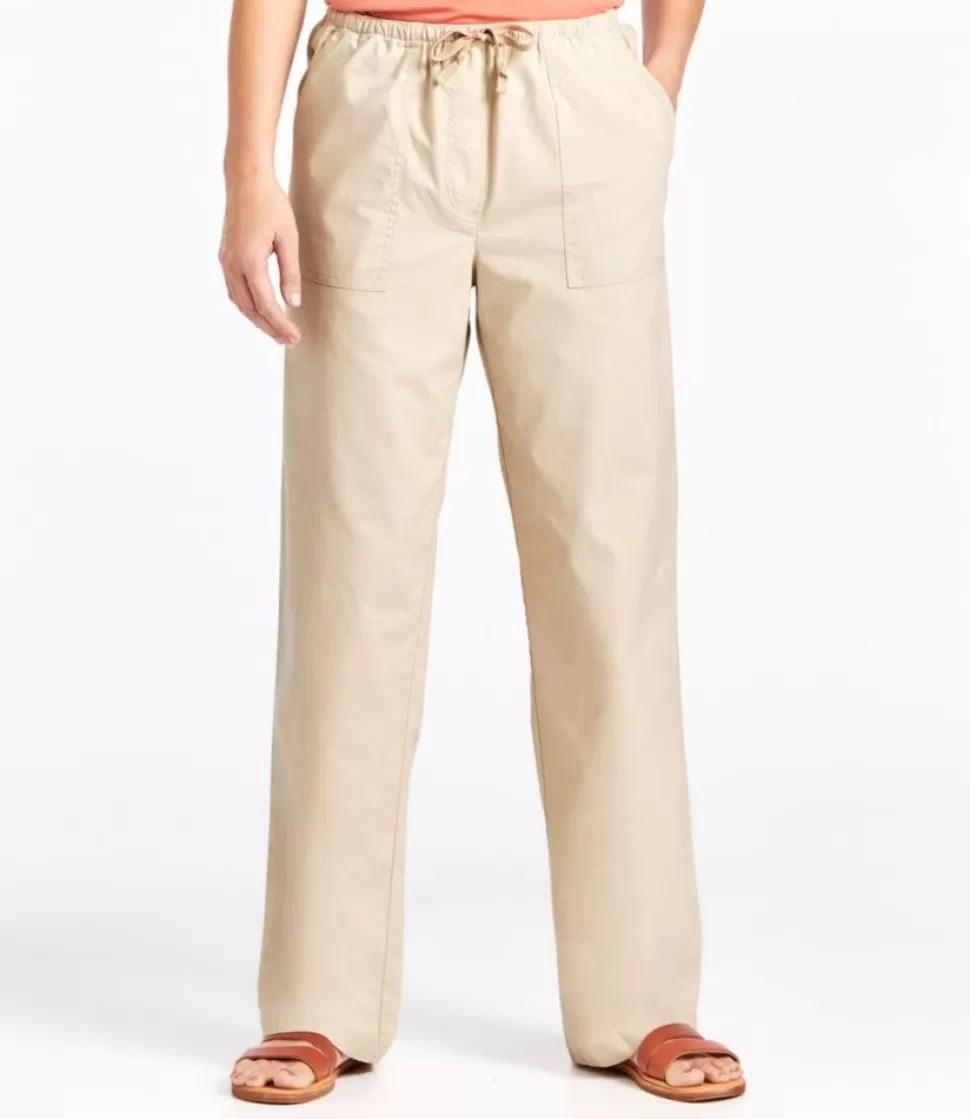 Cheap "Women's Sunwashed Canvas Pants, High-Rise Straight-Leg" Women Pants