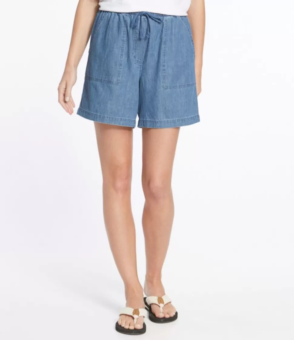 Outlet "Women's Sunwashed Denim Shorts" Women Shorts & Skorts