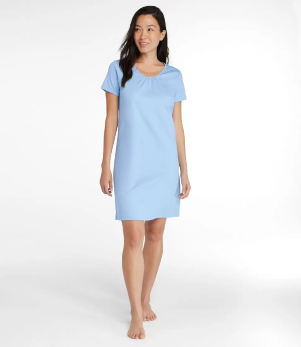 Online "Women's Supima Nightgown, Short-Sleeve" Women Sleepwear